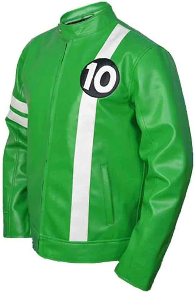 Ben-10 Jacket - Ben Tennyson Alien Force Jacket, Light Green, XXS