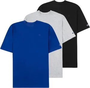 Champion Big and Tall Shirts for Men  3 Pk 100% Cotton Men Big and Tall T-Shirt