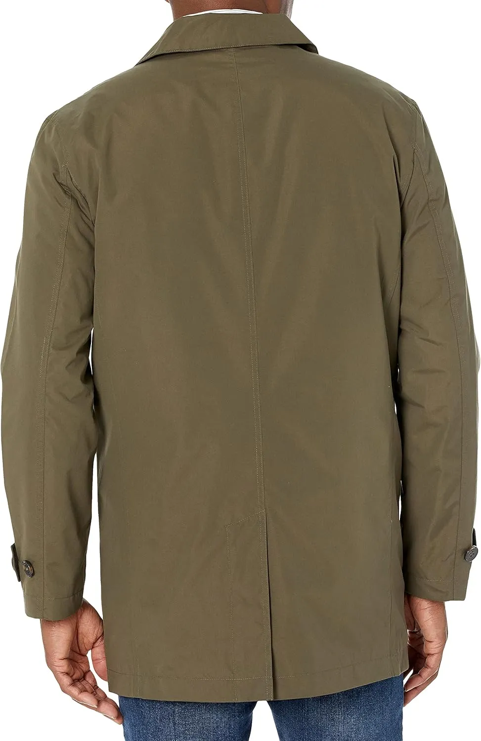 Cole Haan Men's Classic Stand Collar Rain Jacket