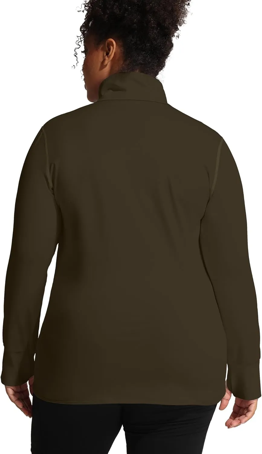 COOTRY Women's Plus Size Athletic Jackets Zip Up Lightweight Workout Running Track Jackets with Thumb Holes