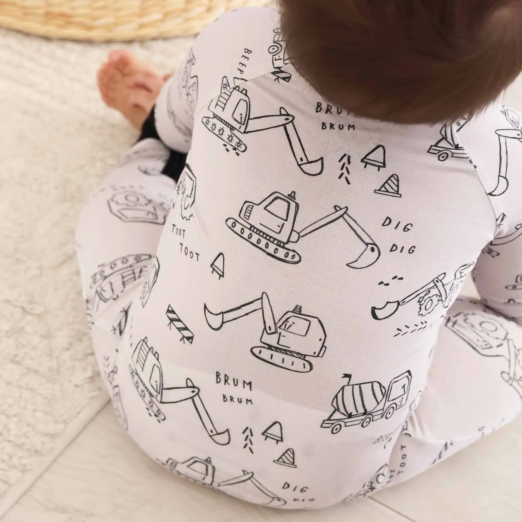 Doodle Dozers Convertible Zip Romper