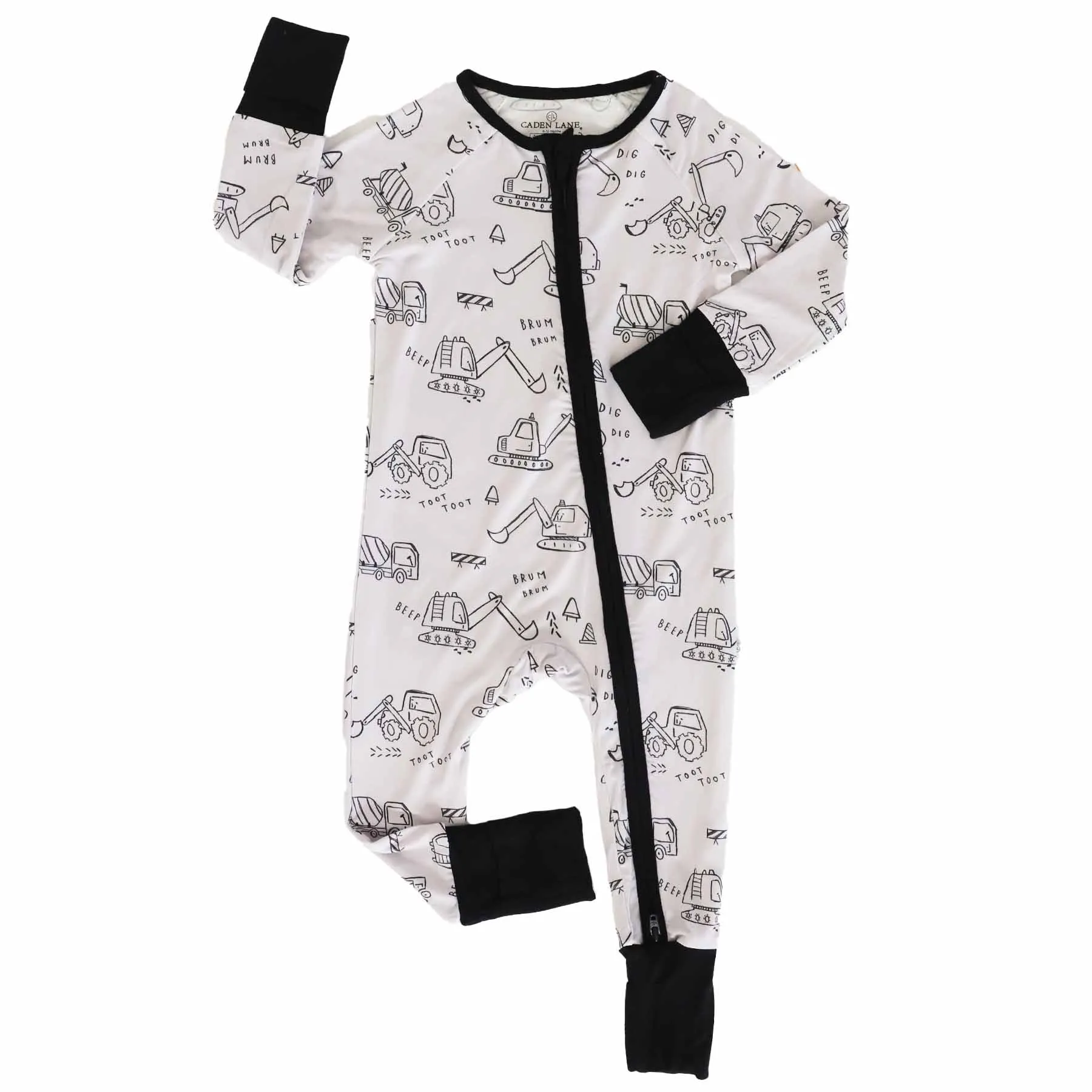 Doodle Dozers Convertible Zip Romper