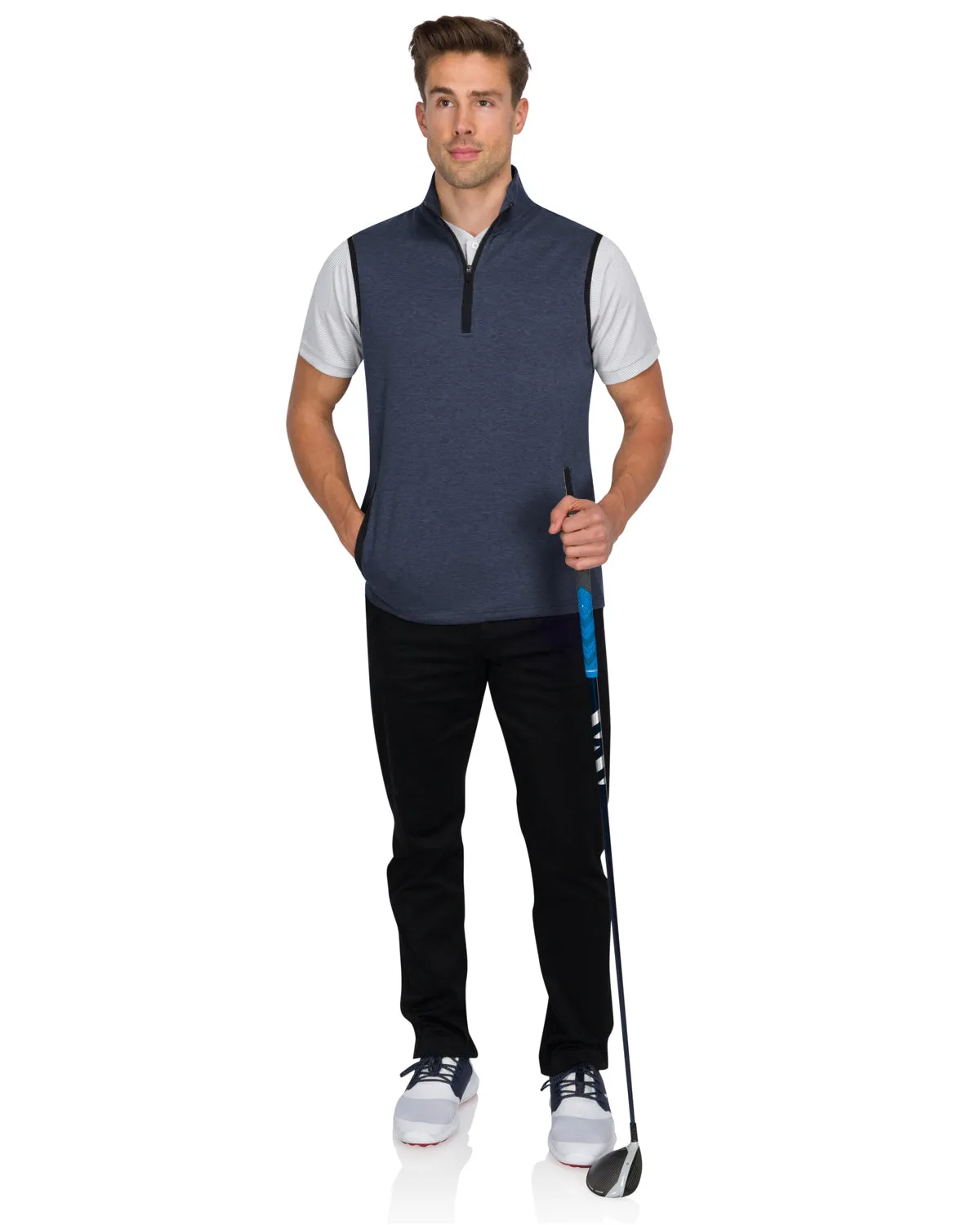 Dry Fit Pullover Vest With Stretch