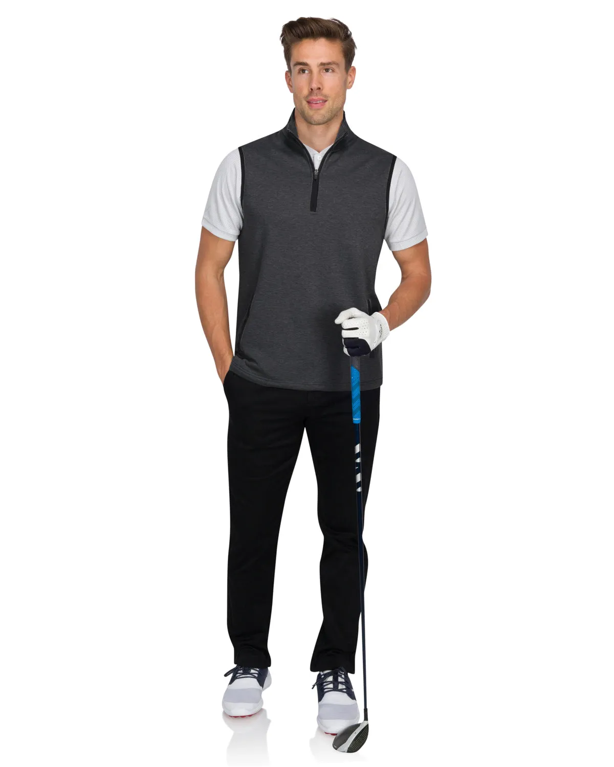 Dry Fit Pullover Vest With Stretch