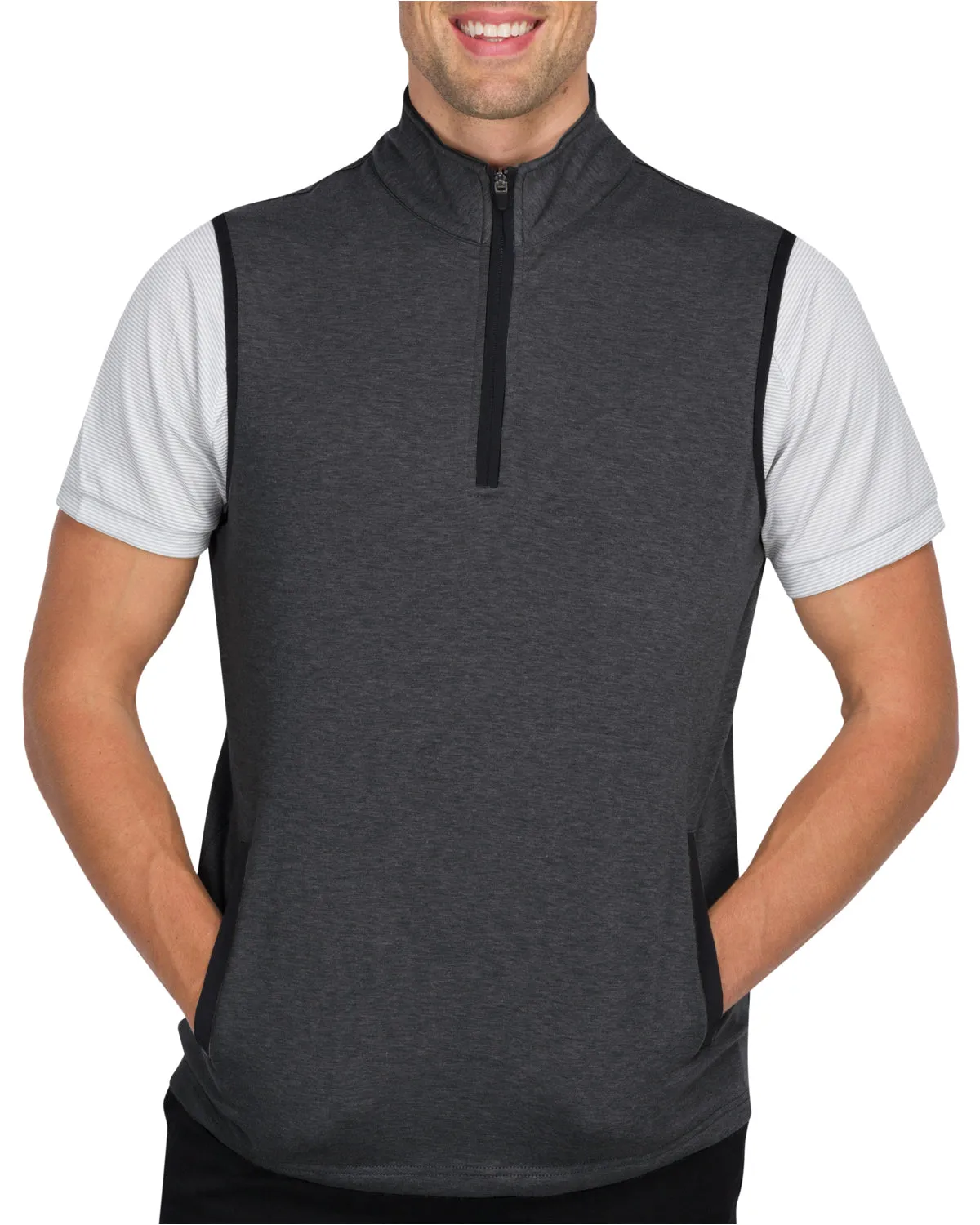 Dry Fit Pullover Vest With Stretch