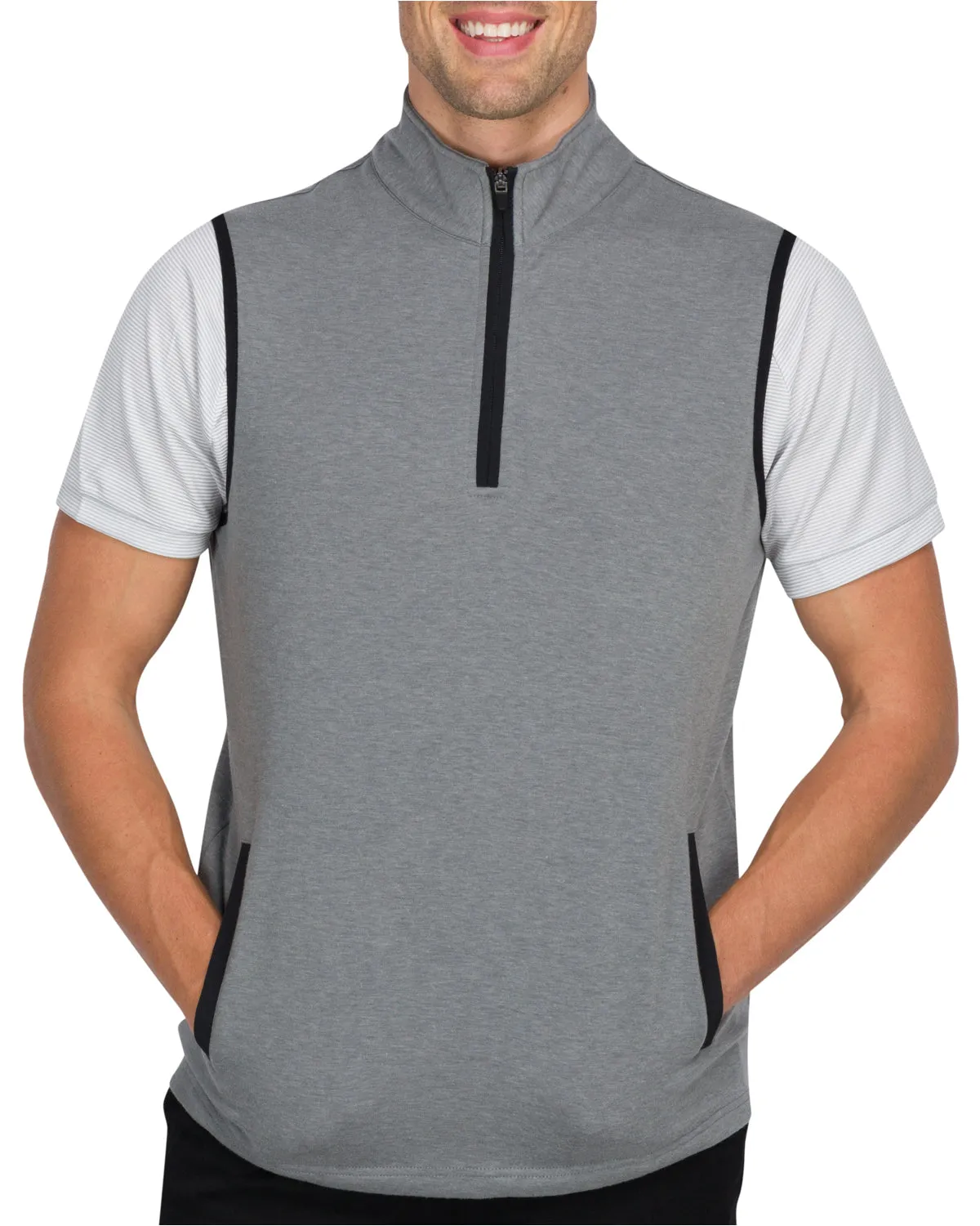 Dry Fit Pullover Vest With Stretch