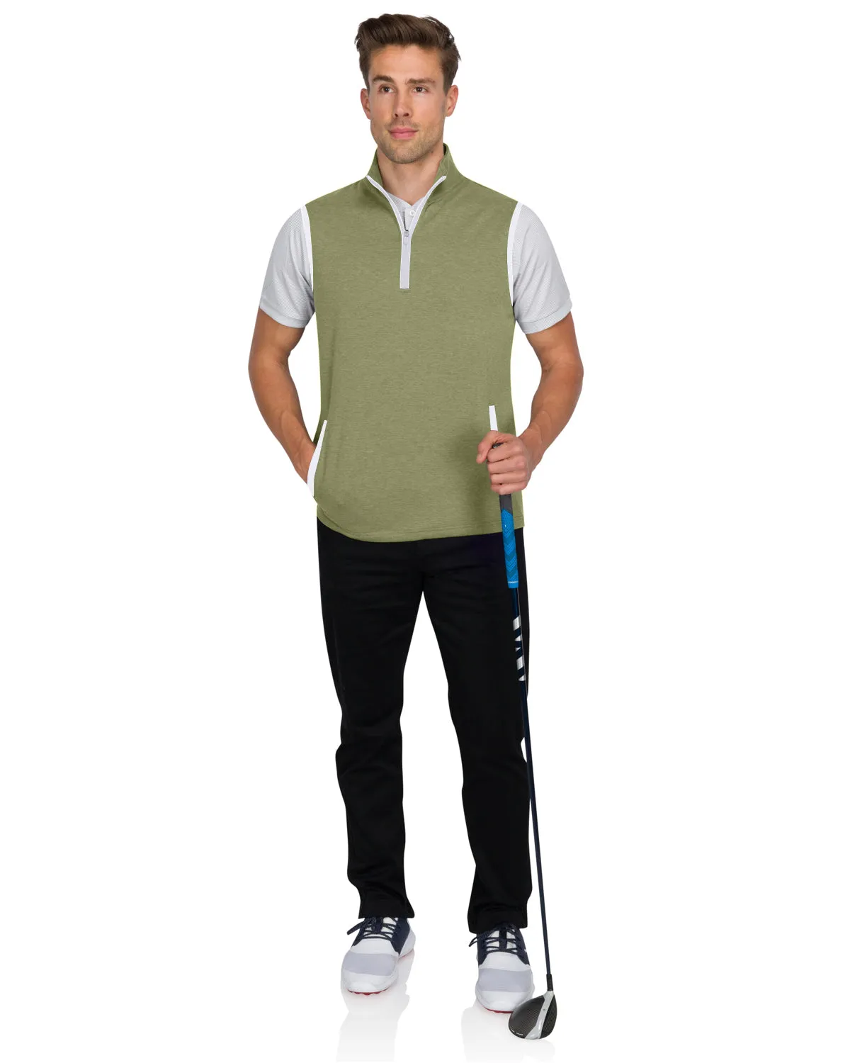 Dry Fit Pullover Vest With Stretch