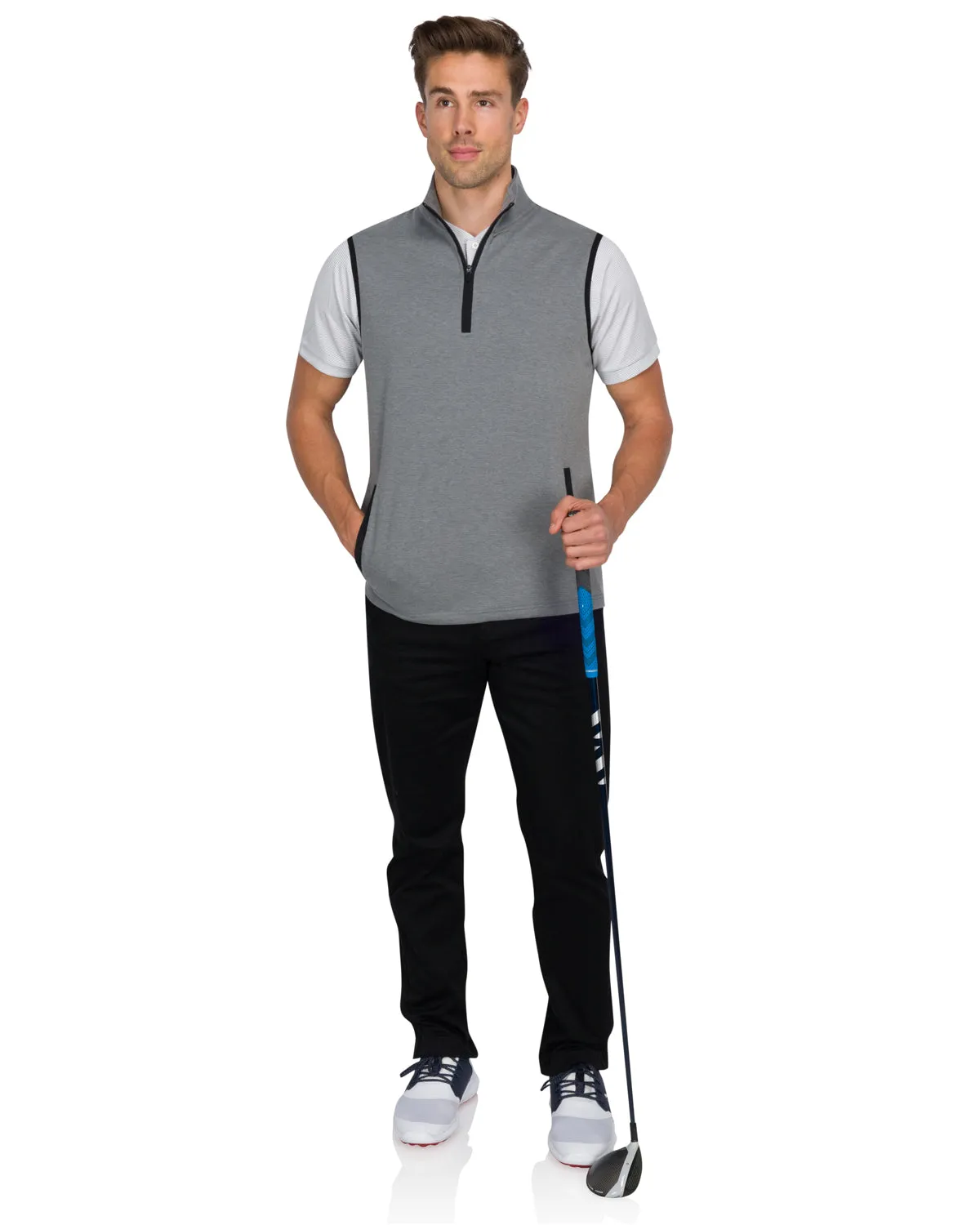 Dry Fit Pullover Vest With Stretch