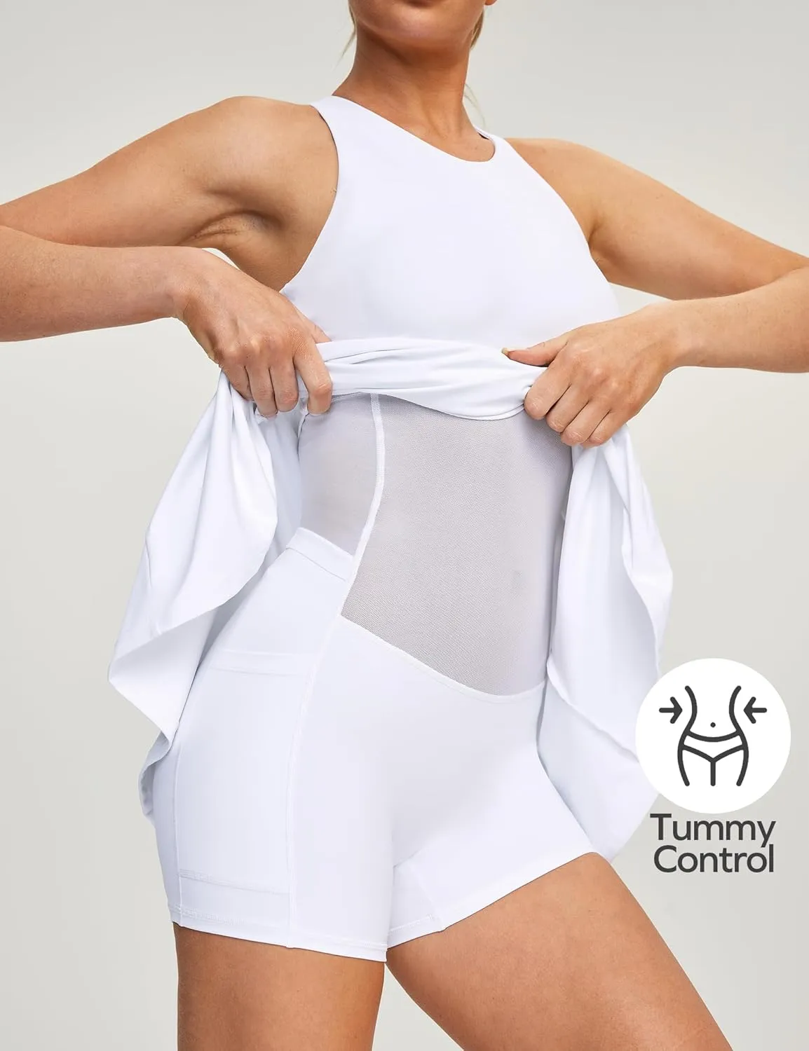 Ewedoos Tennis Dress with Shorts Underneath Athletic Dress for Women Active Workout Golf Dresses Easy Peasy