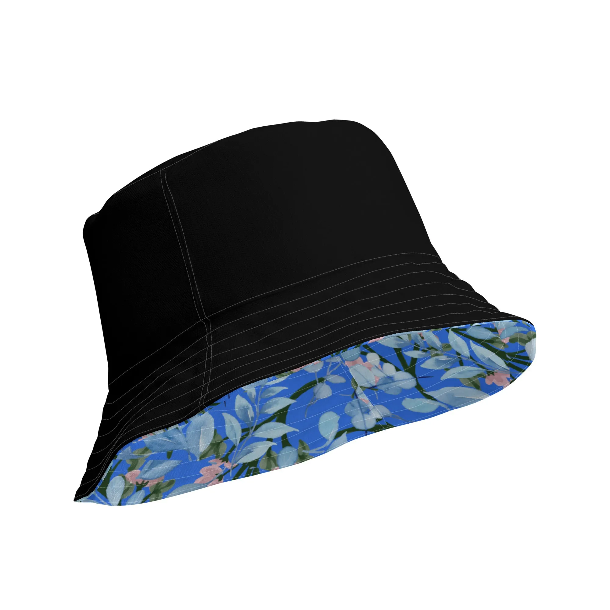 Floral Print Reversible bucket hat