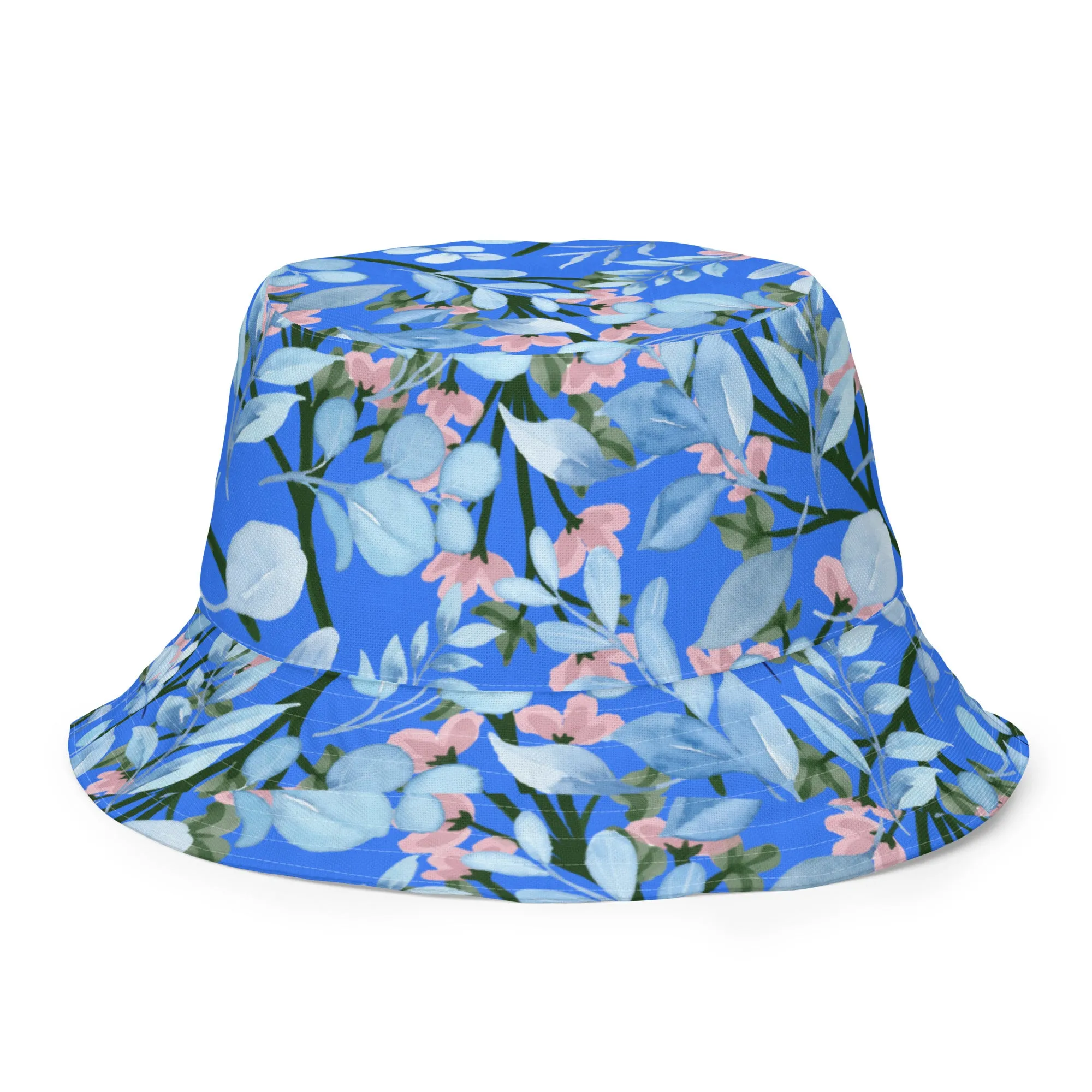 Floral Print Reversible bucket hat