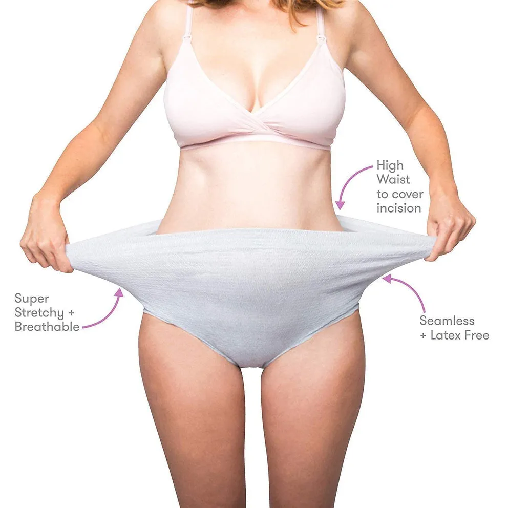 FridaMom High-Waist Disposable Postpartum Underwear 8 Pack | Regular