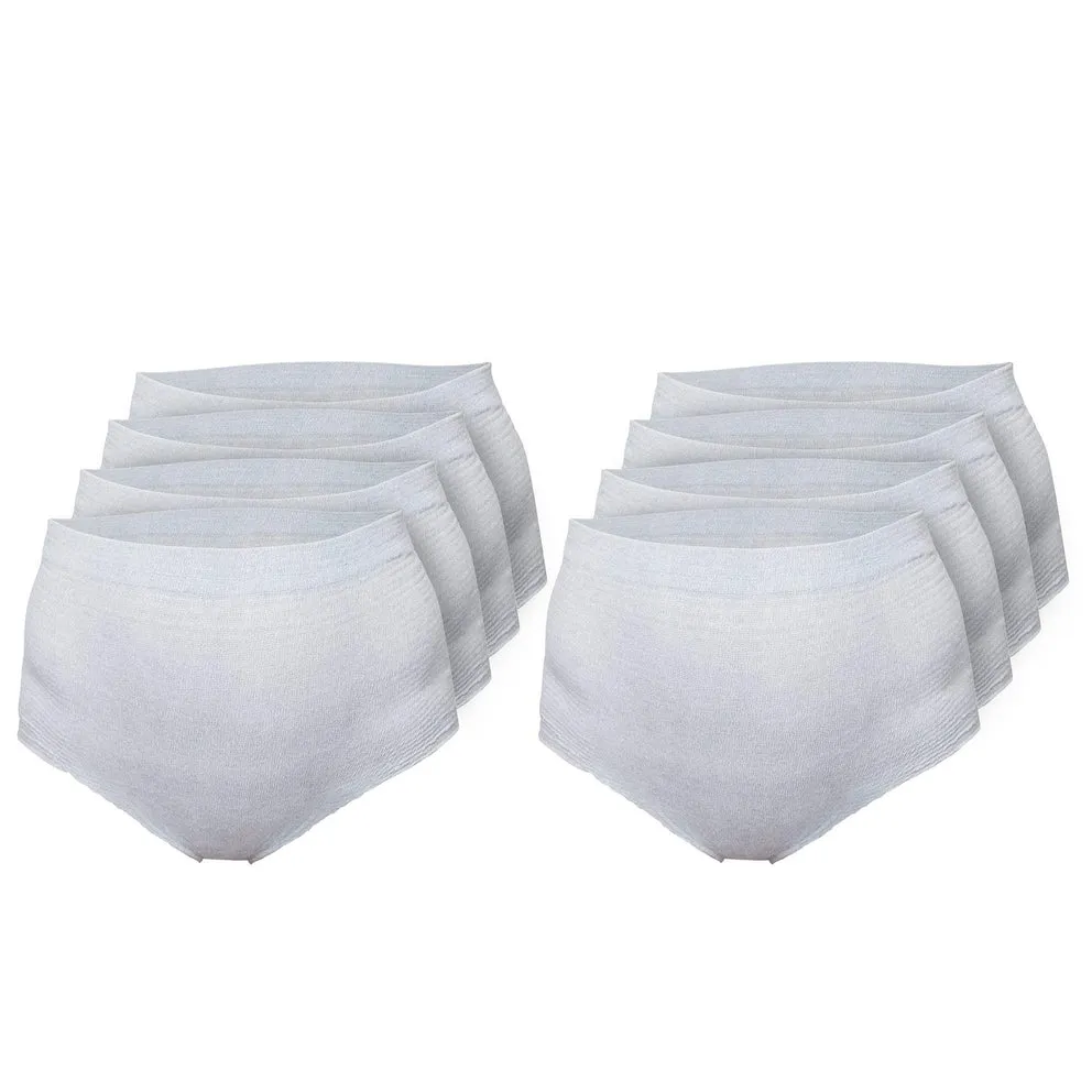 FridaMom High-Waist Disposable Postpartum Underwear 8 Pack | Regular