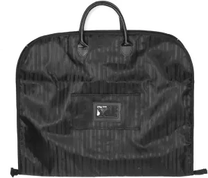 Garment Bags For Travel, Garment Bags For Hanging Clothes Oxford Fabric Suit Bag Travel with Hardware Buckle For Suits, Jackets, Shirts and Coats (Black)