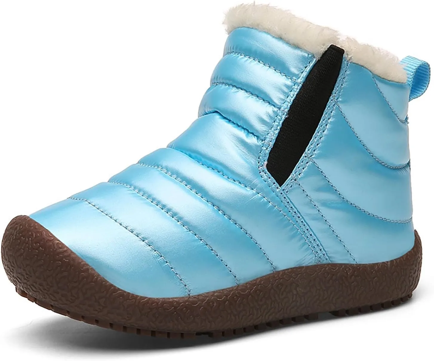 Girls Boys Ankle Snow Boots Faux  Lined Cozy Furry Outdoor Warm Comfortable Non Slip Shoes Winter Winter Boots