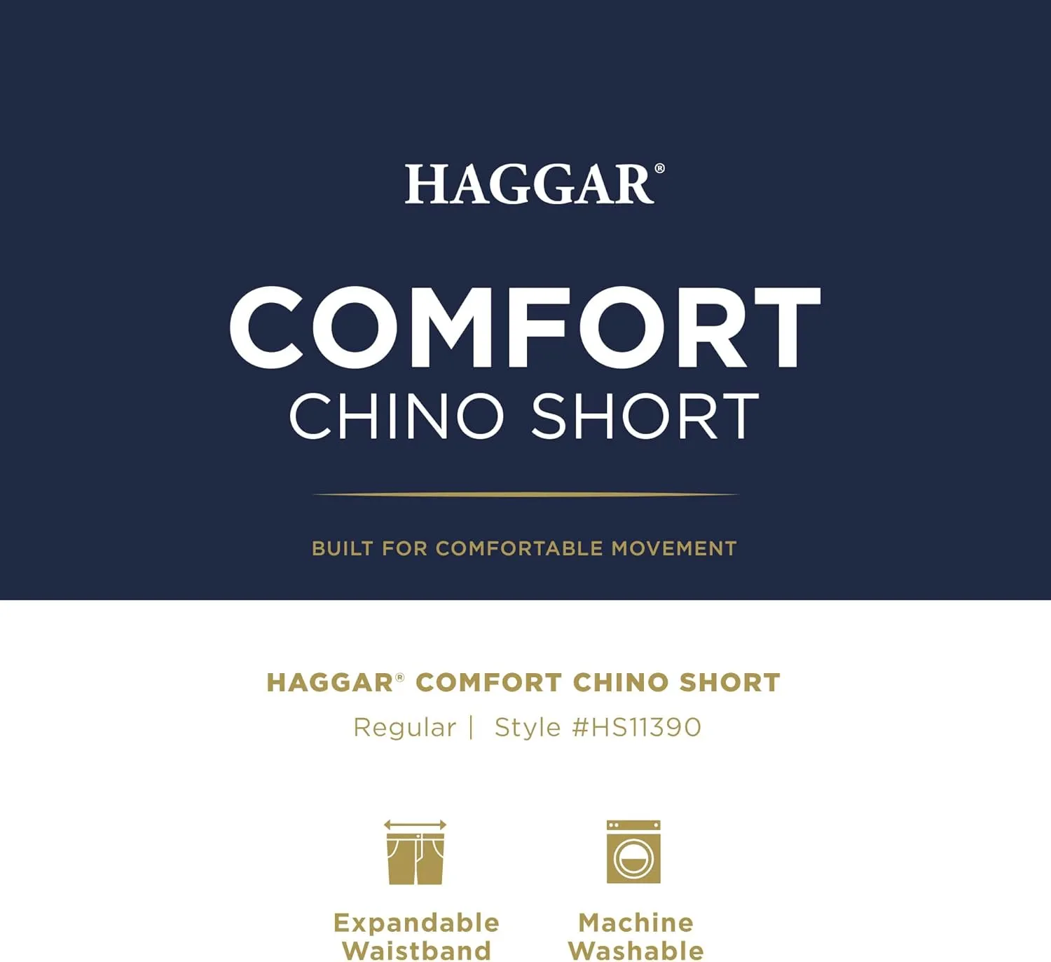 Haggar Men's Comfort Stretch Chino Short