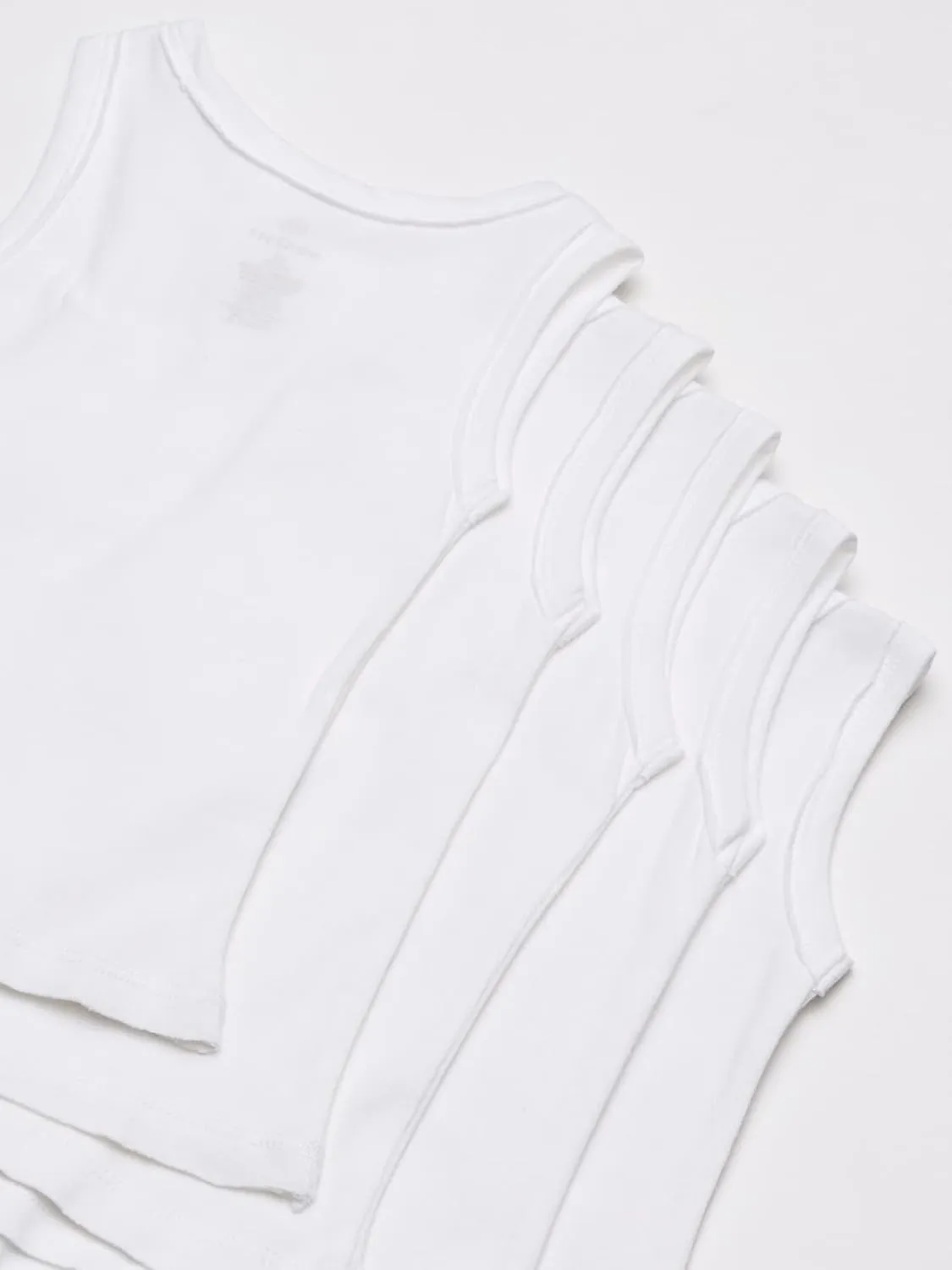 HonestBaby Multipack Muscle T-Shirts Sleeveless Tees 100% Organic Cotton for Infant Baby and Toddler Boys, Girls, Unisex