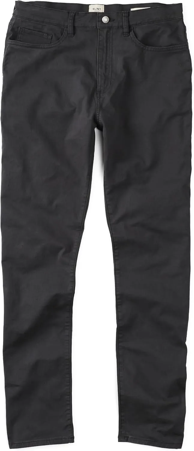Huckberry Flint and Tinder Men's 365 Pant, Stretch Comfort, 5-Pocket Mens Pant