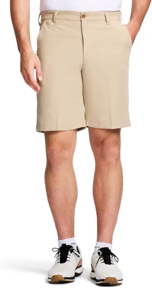 IZOD Mens 9.5"Micro Poly Classic Fit Golf Short