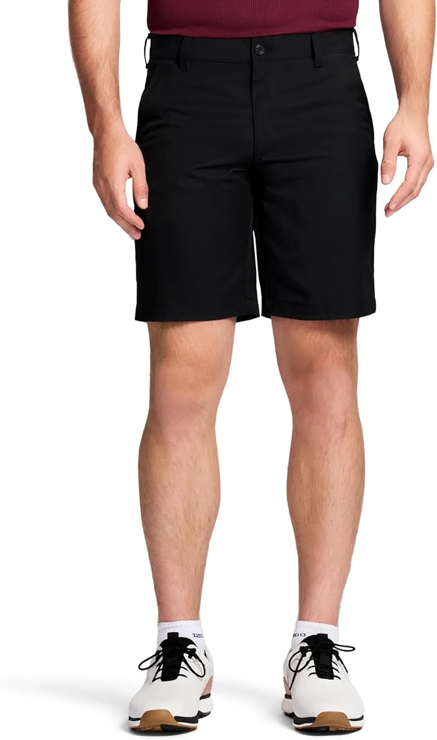 IZOD Mens 9.5"Micro Poly Classic Fit Golf Short
