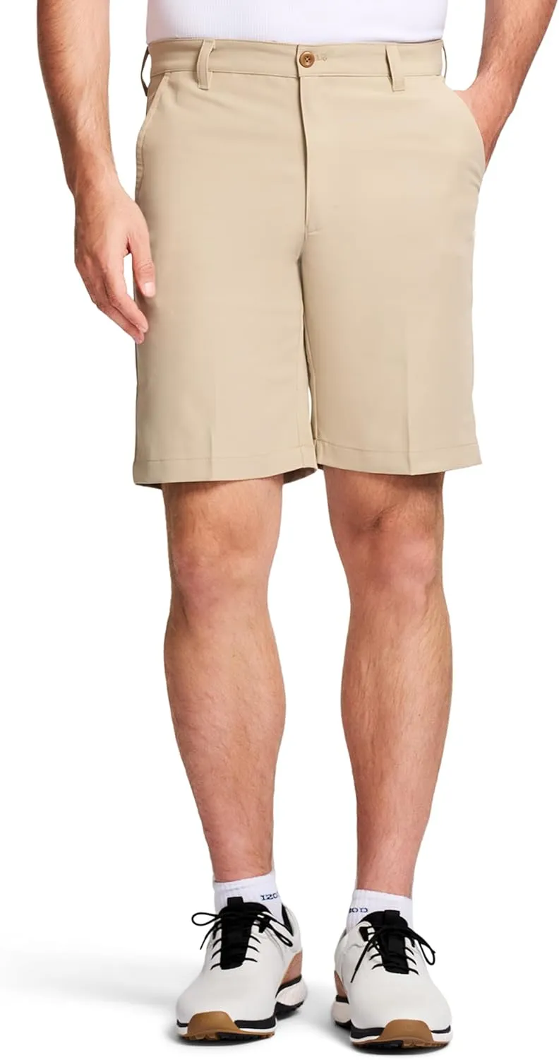 IZOD Mens 9.5"Micro Poly Classic Fit Golf Short
