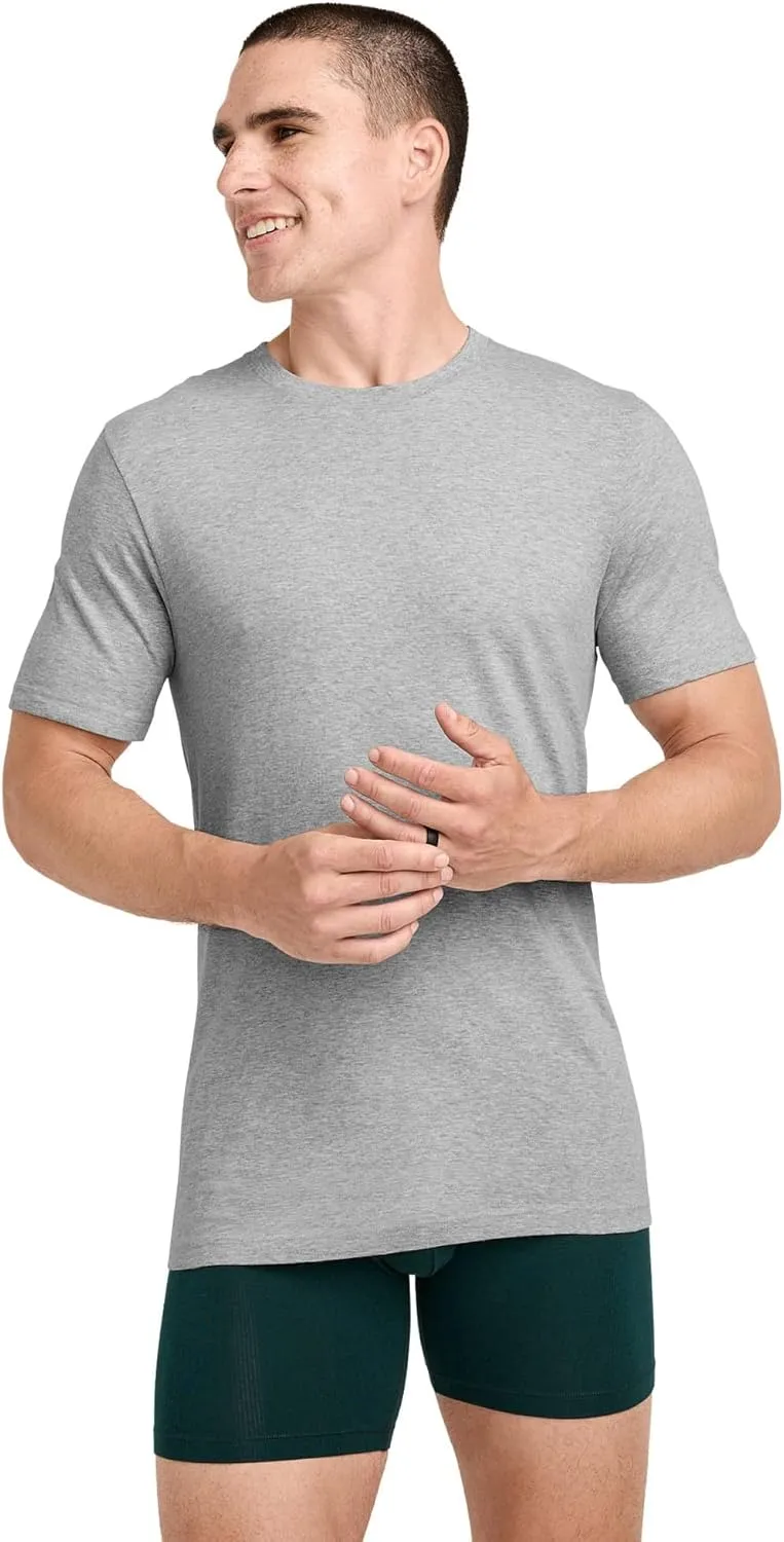 Jockey Men's Undershirt Classic Crew Neck Undershirt - 3 Pack
