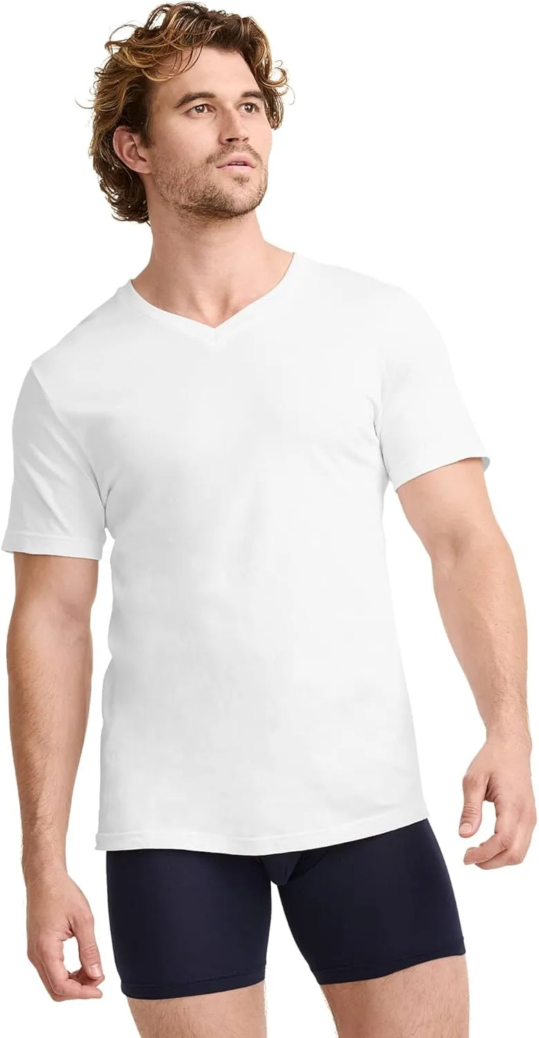 Jockey Men's Undershirt Classic V-Neck Undershirt - 6 Pack