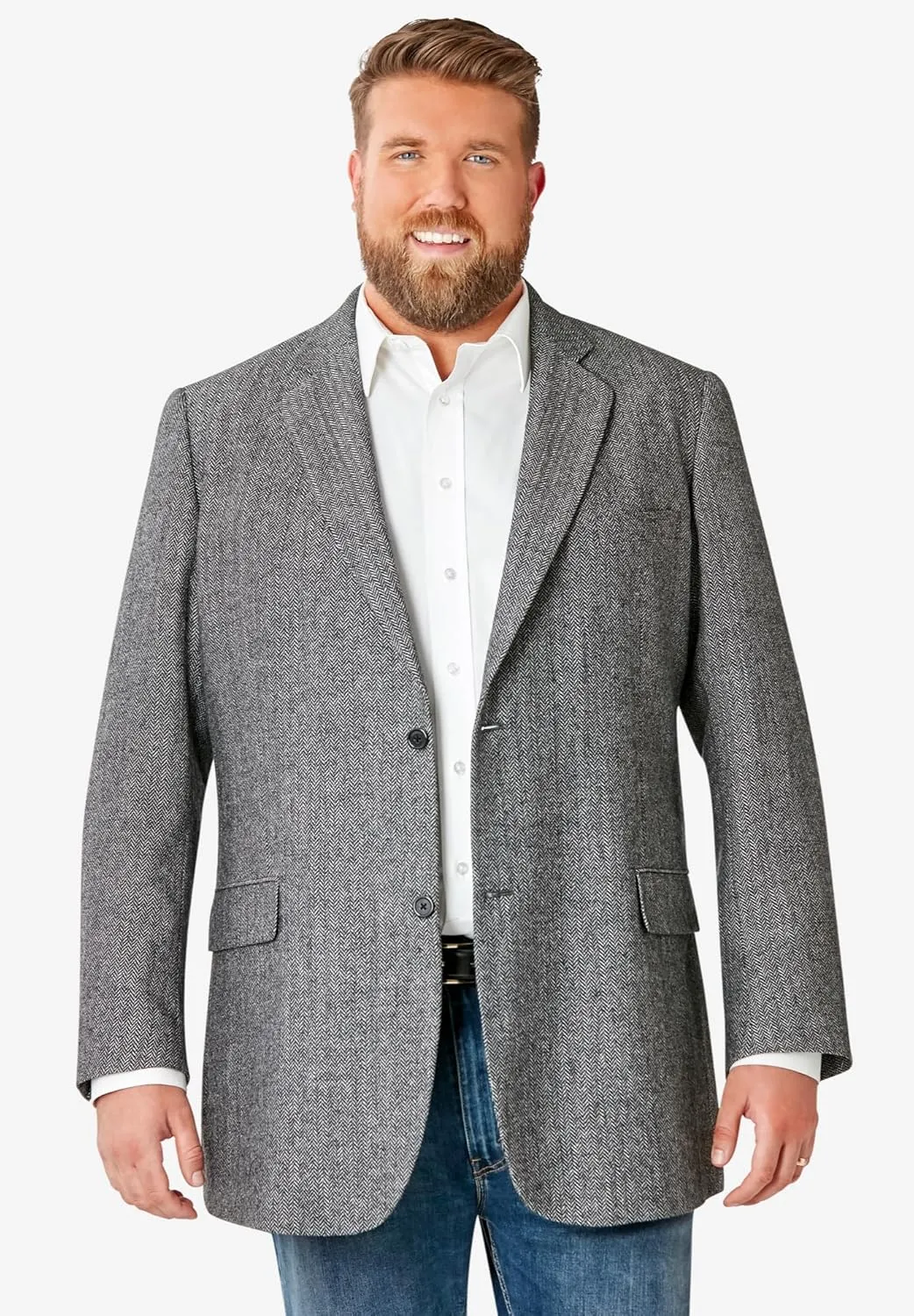 KingSize Men's Big & Tall 2-Button Classic Blazer