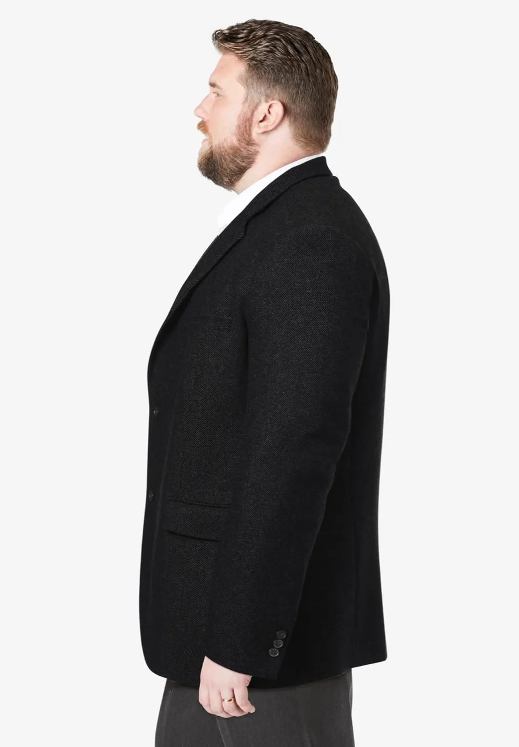 KingSize Men's Big & Tall 2-Button Classic Blazer