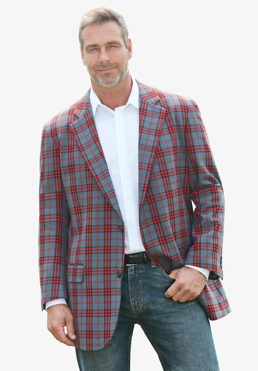 KingSize Men's Big & Tall 2-Button Classic Blazer