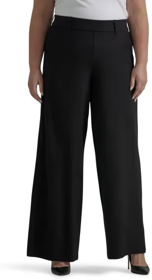 Lee womens Plus Size Ultra Lux Comfort Any Wear Wide Leg Pant