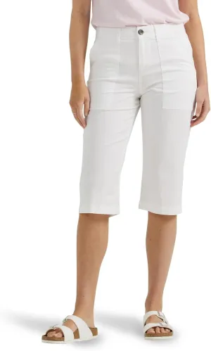 Lee womens Ultra Lux Comfort With Flex-to-go Utility Skimmer Capri Pant