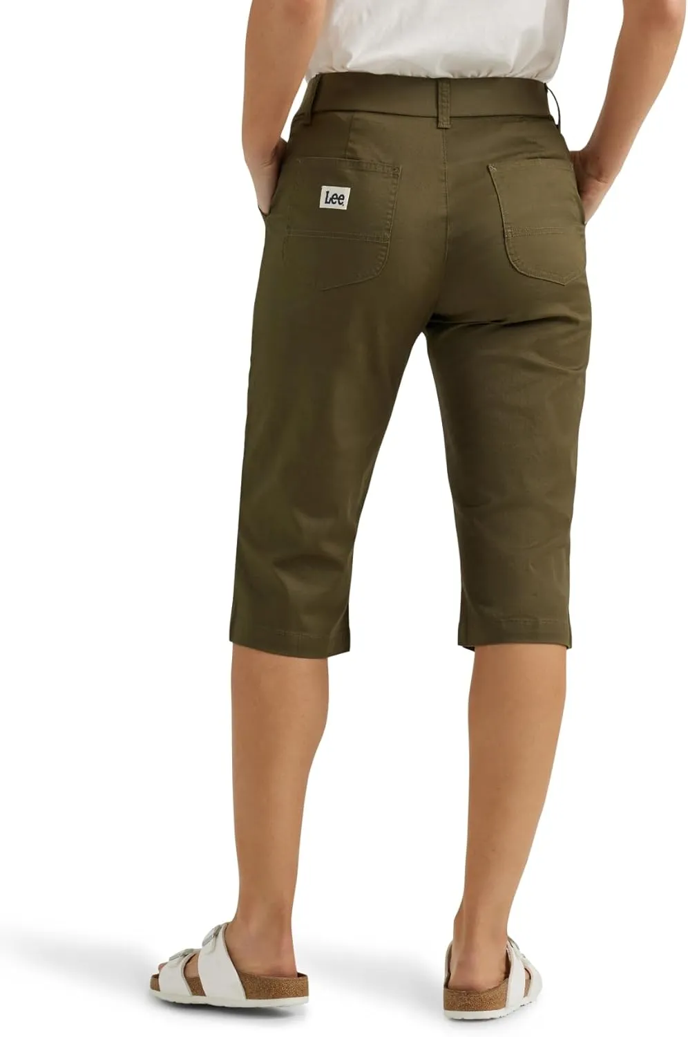 Lee womens Ultra Lux Comfort With Flex-to-go Utility Skimmer Capri Pant