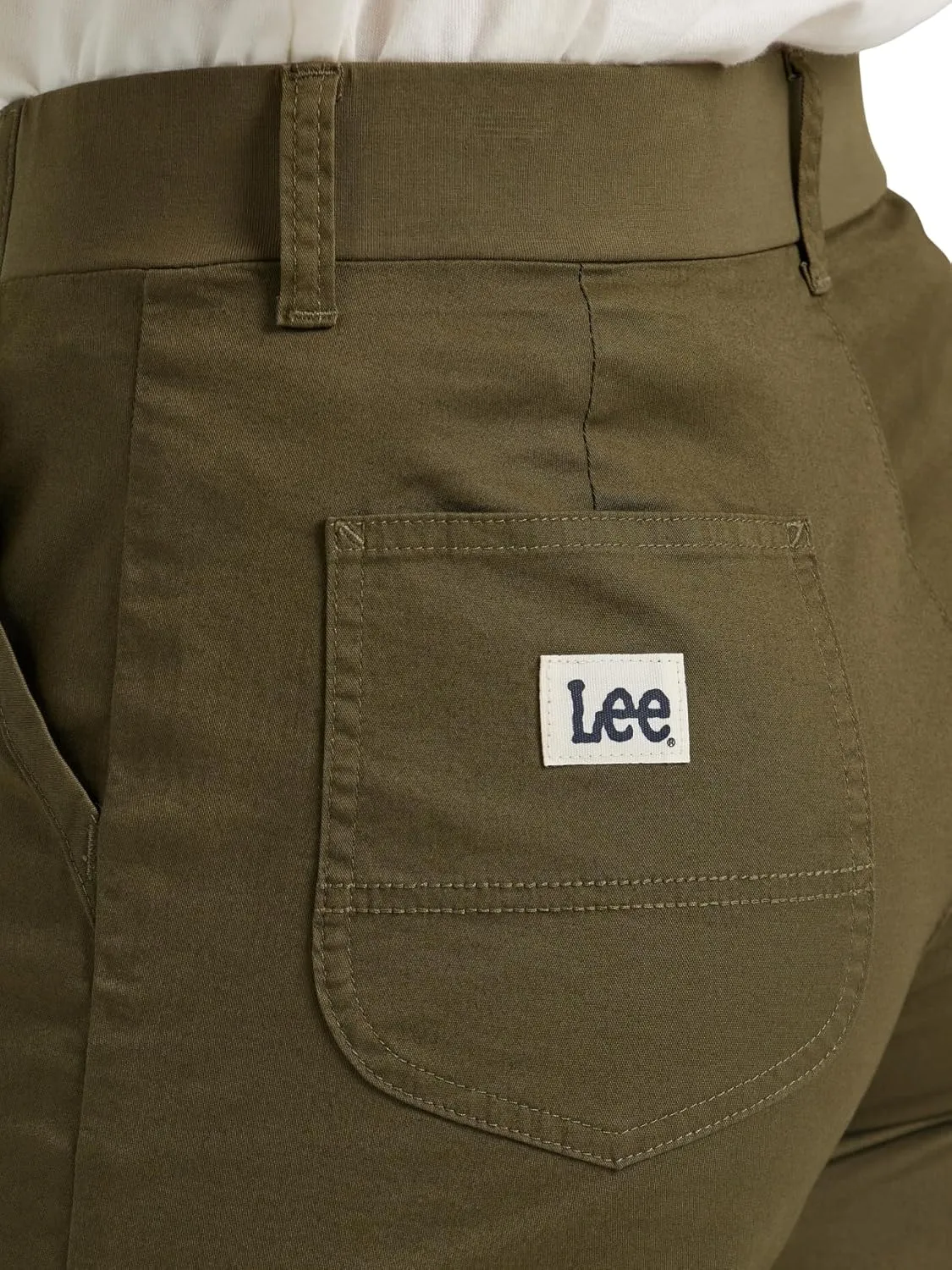 Lee womens Ultra Lux Comfort With Flex-to-go Utility Skimmer Capri Pant