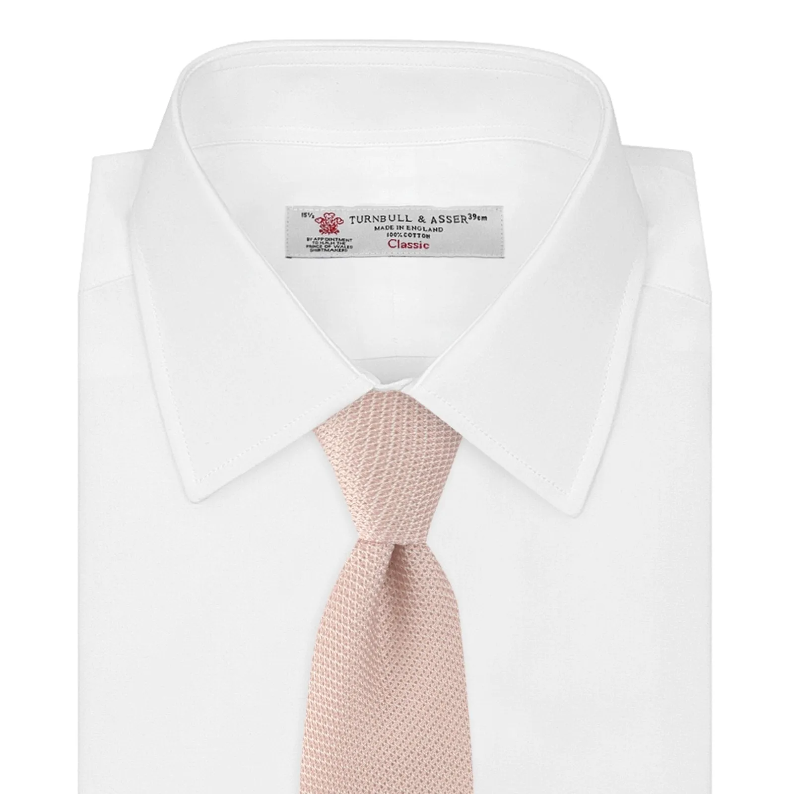 Light Pink Grenadine Silk Tie