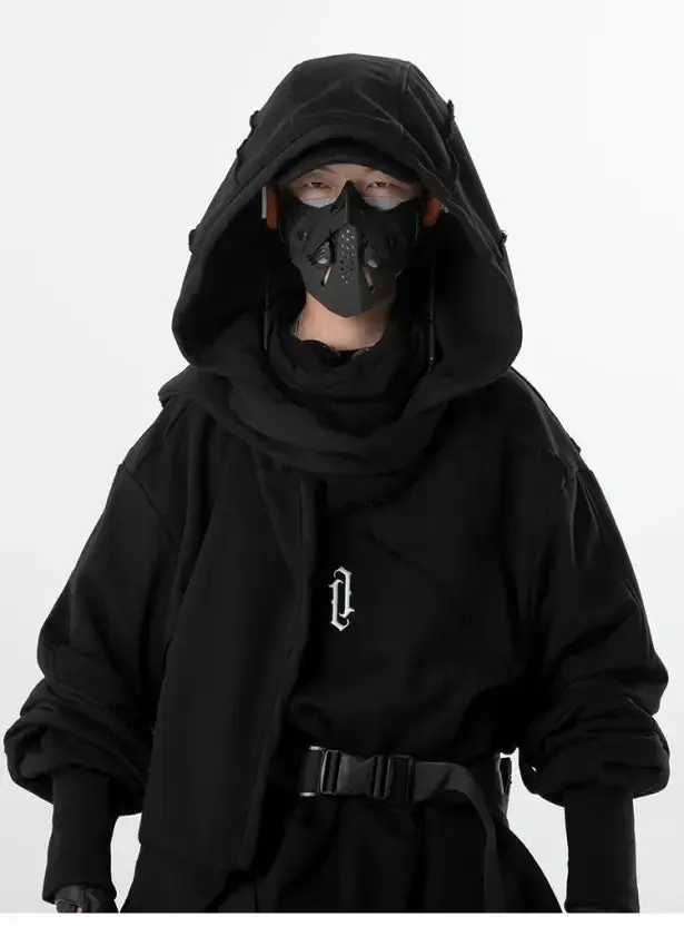 Mechanus Wizard Hoodie | Futuristic Cyberpunk Techwear