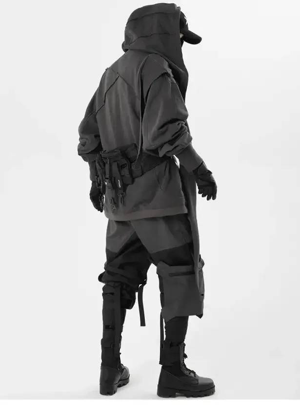 Mechanus Wizard Hoodie | Futuristic Cyberpunk Techwear