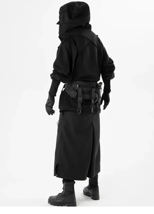 Mechanus Wizard Hoodie | Futuristic Cyberpunk Techwear