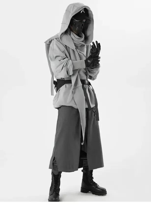 Mechanus Wizard Hoodie | Futuristic Cyberpunk Techwear
