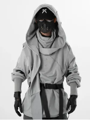 Mechanus Wizard Hoodie | Futuristic Cyberpunk Techwear