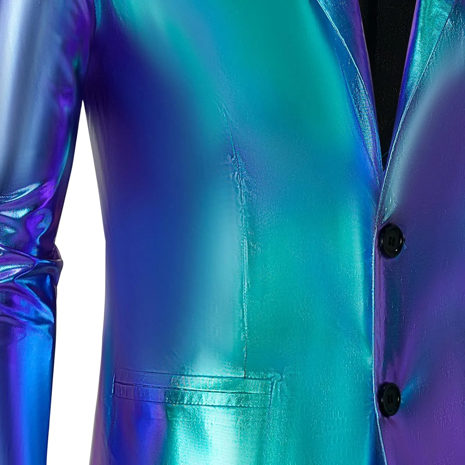 Men's 70s Outfit Disco Suit Shiny Party Outfit Sequin Costume