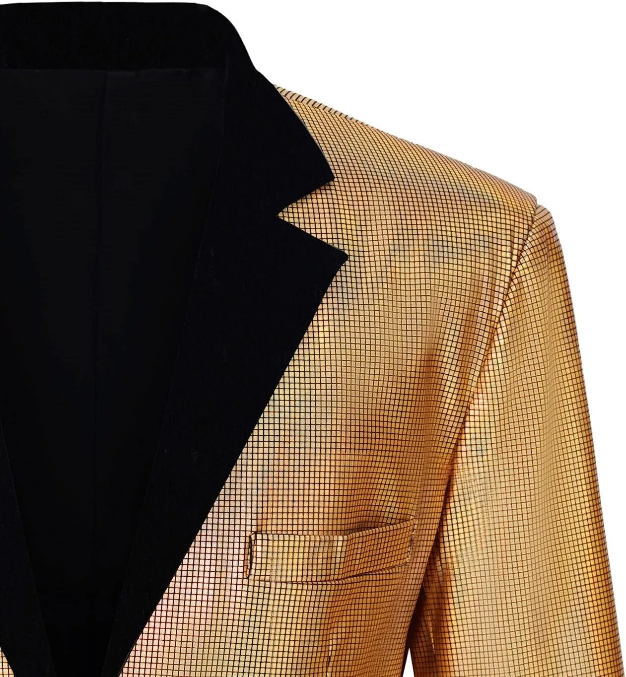 Men's 70s Outfit Disco Suit Shiny Party Outfit Sequin Costume