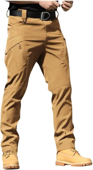Mens Cargo Pants Classic Stretch Lightweight Hunting Work Pants Comfort Regular Resistant Travel Fishing Hiking Pants