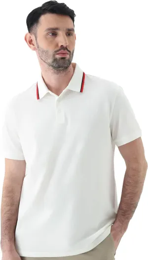 Men's Classic Button-Down Polo Shirt - Premium Cotton Pique Knit Business Casual Slim Fit