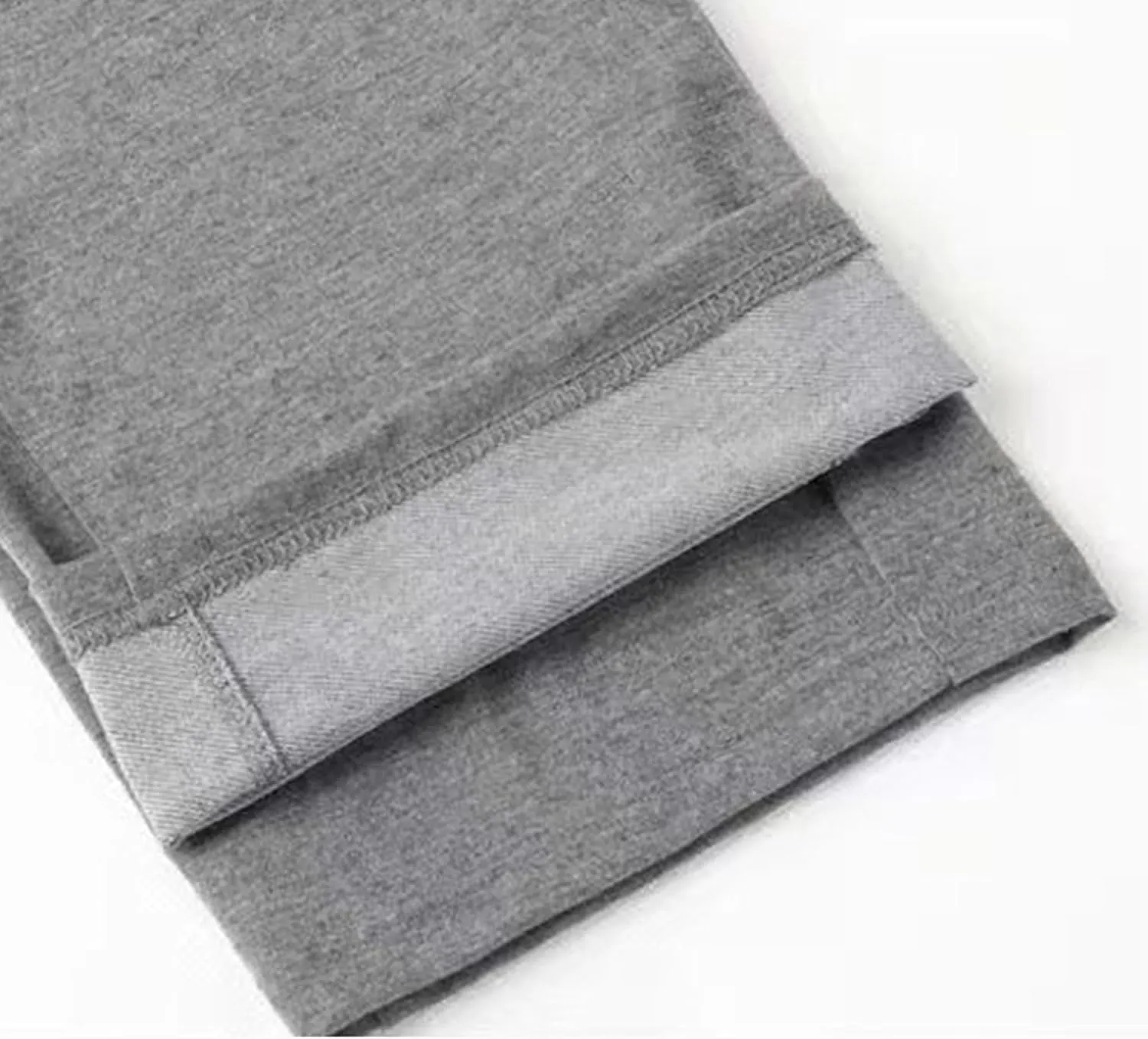 Men's Comfort Stretch Loose Fit Outdoor Pants Basic Straight Leg Lightweight Trousers Solid Elastic Waist Sweatpants