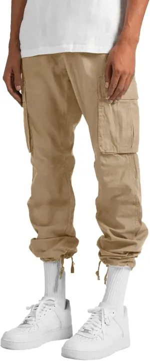 Mens PantsMen's Casual Cargo Pants Trouser Business Comfort Stretch Pants Fitted Training Pants Hiking Jogging TrousersSkinny Chinos