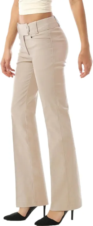 MixMatchy Women's Ultra Stretch Lux Comfort with Flex Motion Bootcut Dress Pants Work Business Office Trousers