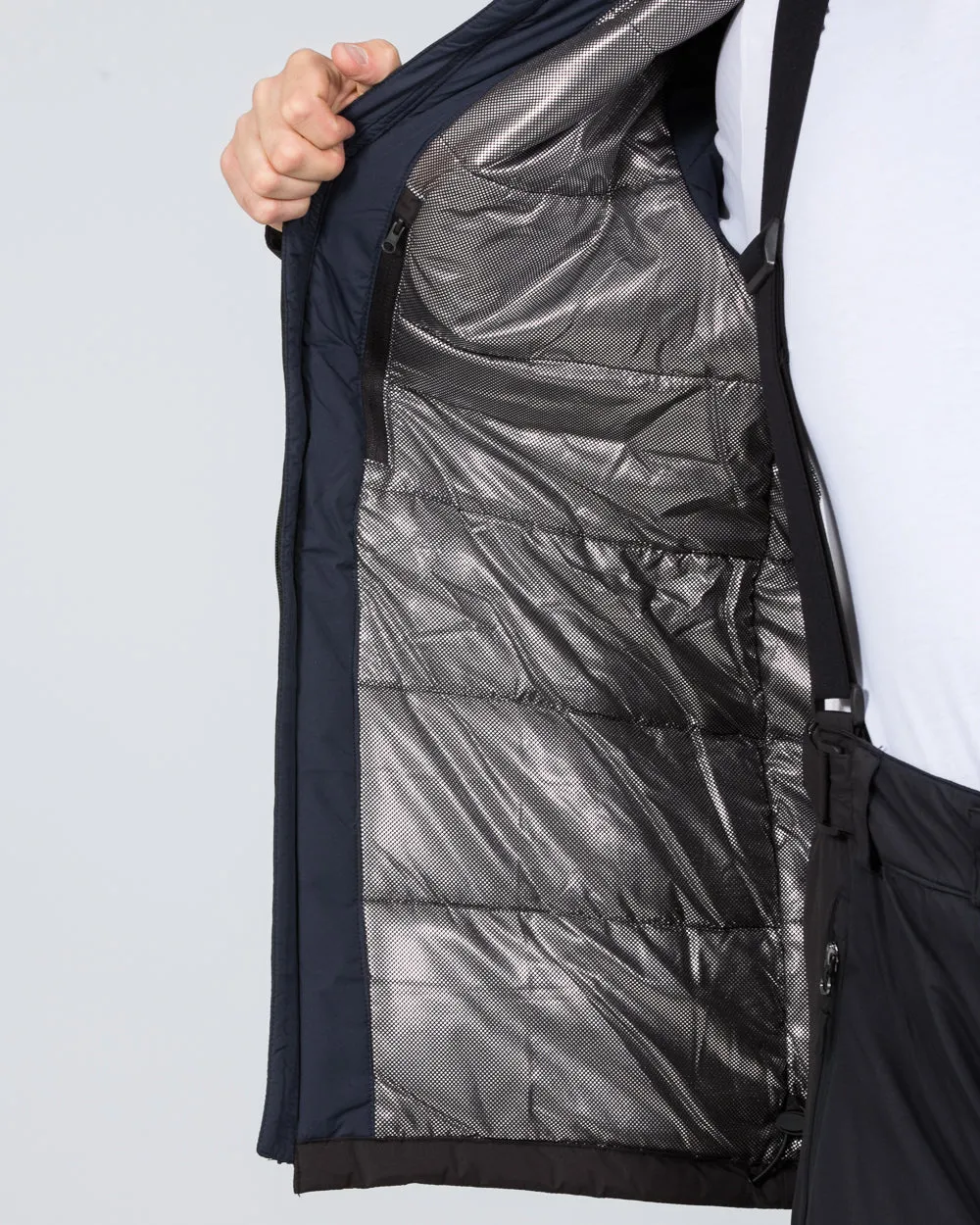 North 56 Tall Waterproof Ski Jacket (black/blue)