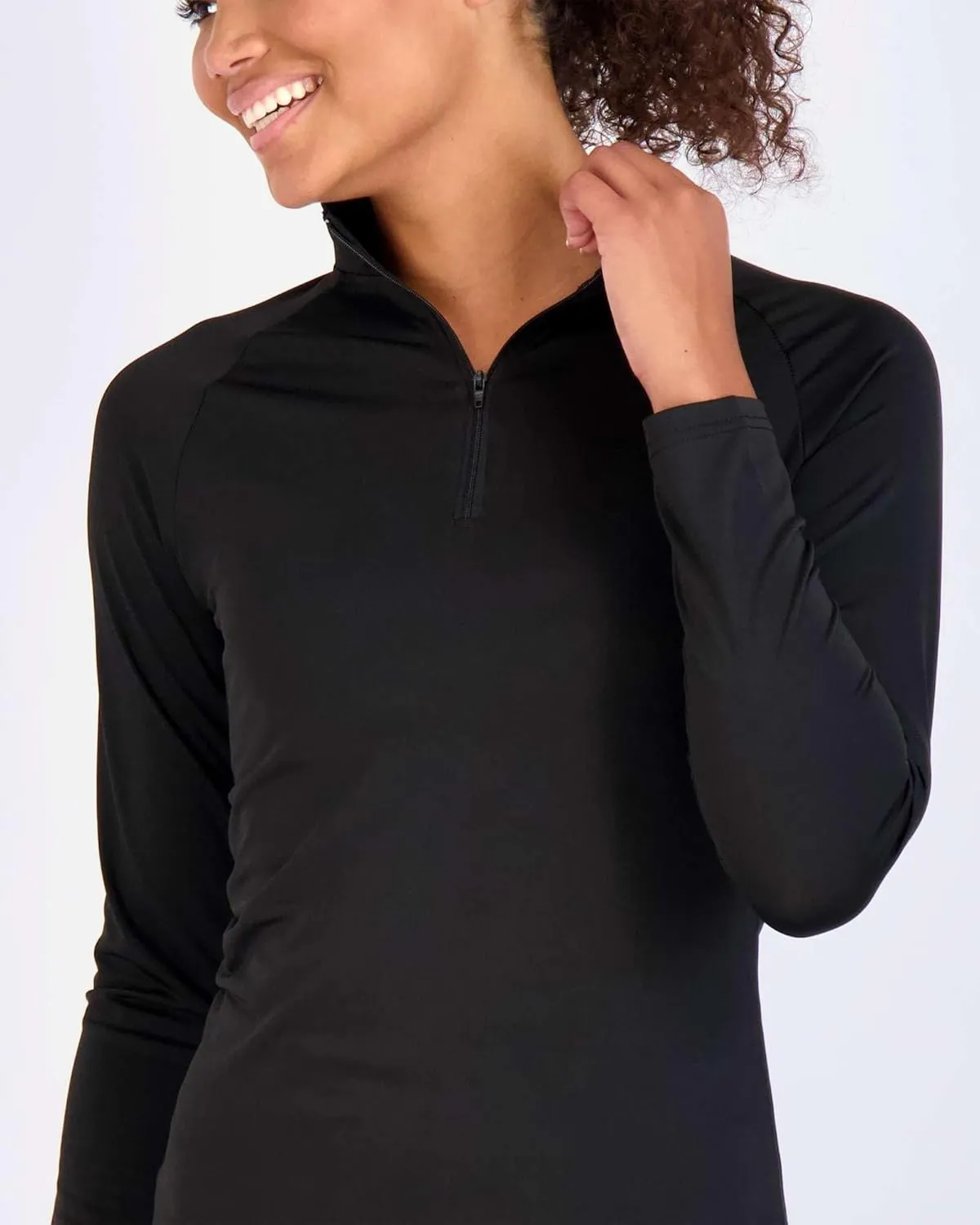 Real Essentials 3 Pack: Womens Dry-Fit Long Sleeve Quarter Zip & Full Zip Up Hoodie Workout Jacket (Available in Plus)