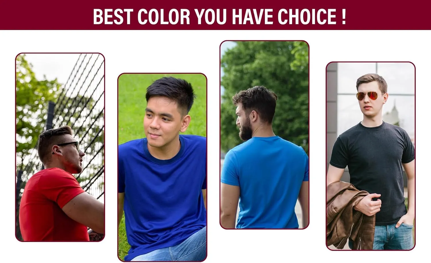 RiverBlue Crew Neck Men's T-Shirts 9-Pack Packaged, Classic Fit Knit Jersey Mens Undershirts